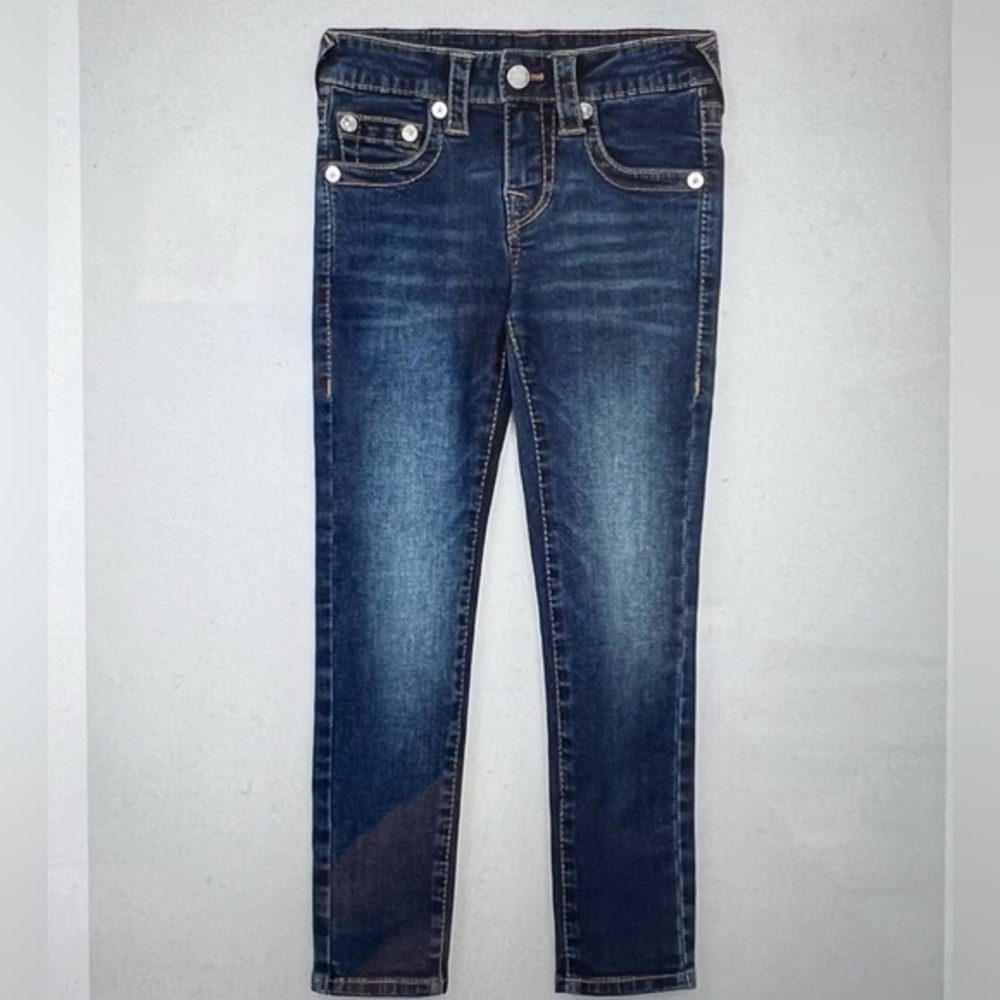 True Religion Girl's Medium Wash Halle Skinny Jeans Size 6